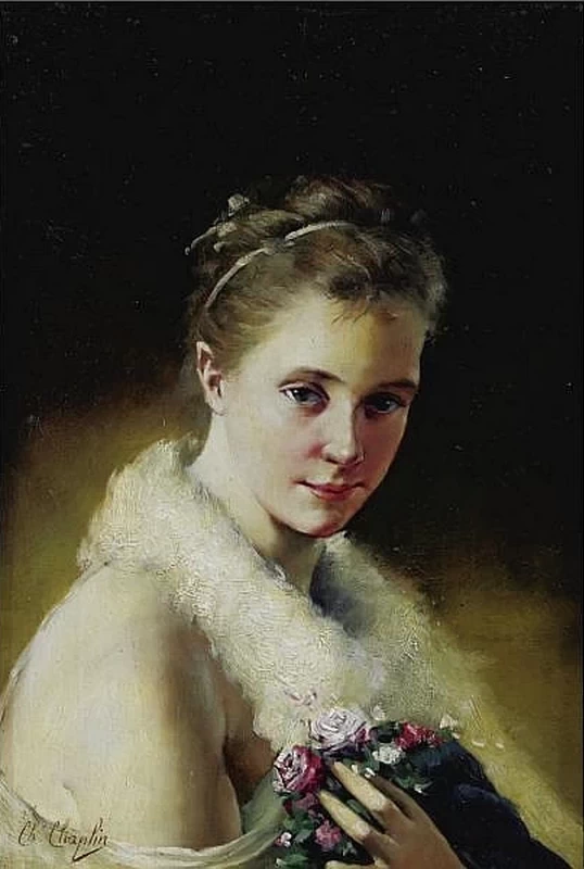 Charles Joshua Chaplin - Ritratto di ragazza